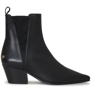 Anine Bing Sky Leather Ankle Boots - Black - Women’s 10